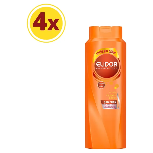 Elidor Superblend Anında Onarıcı Bakım 650 ml 4 Adet Şampuan
