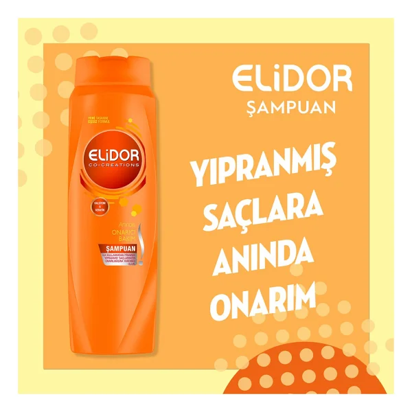 Elidor Superblend Anında Onarıcı Bakım 650 Ml 4 Adet Şampuan - Görsel 3