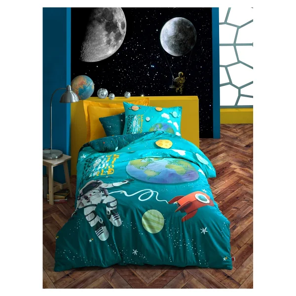 Cotton Box Little Astronaut Tek Kişilik Nevresim Takımı - Görsel 4