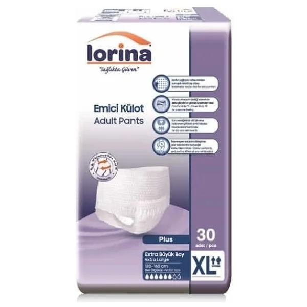 Lorina Emici Külot Büyük Boy L 30'lu 2 Adet Hasta Bezi - Görsel 6