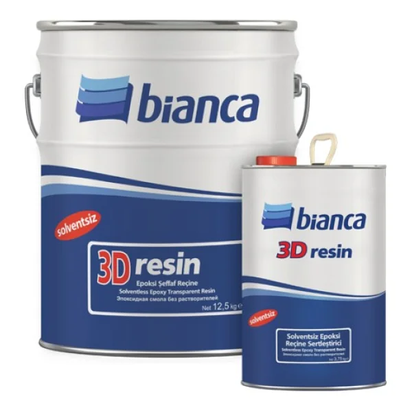Bianca 3d Resin Epoksi Şeffaf Reçine 2,5 Kg - Görsel 2