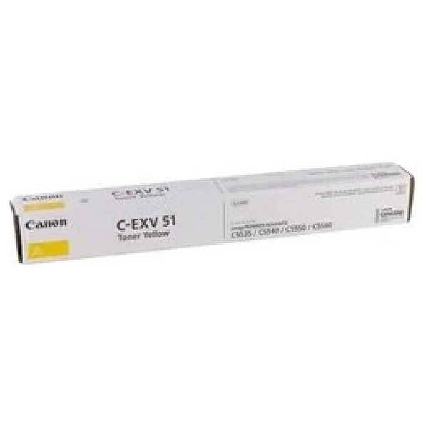 Canon C-Exv-51 Sarı Toner - Görsel 2