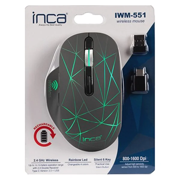 Inca Iwm-551 Kablosuz Optik Mouse - Görsel 5