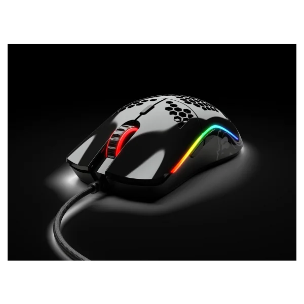 Glorious Model O- Minus Gom-Whıte Mat Beyaz RGB Optik Kablolu Oyuncu Mouse - Görsel 6