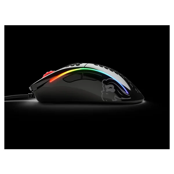 Glorious Model D Gd-Gblack Parlak Siyah RGB Ergonomik Optik Kablolu Oyuncu Mouse - Görsel 2