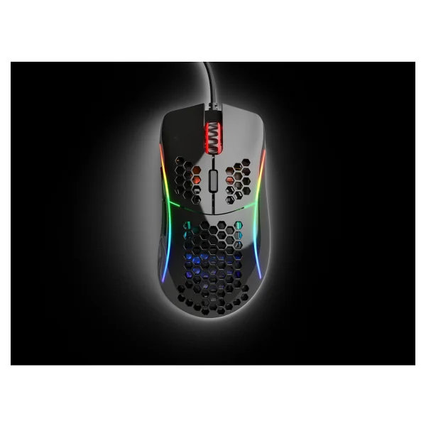 Glorious Model D Gd-Gblack Parlak Siyah RGB Ergonomik Optik Kablolu Oyuncu Mouse - Görsel 4