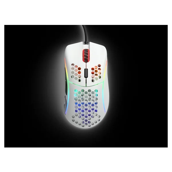 Glorious Model D Gd-Whıte Mat Beyaz RGB Ergonomik Optik Kablolu Oyuncu Mouse - Görsel 4
