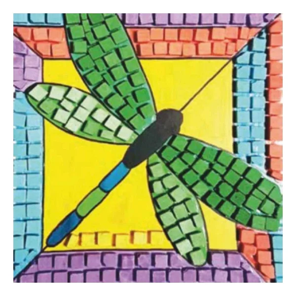 Artebella Ms-02 Yusufçuk Böceği Seramik Mozaik Seti 20x20 Cm - Görsel 3