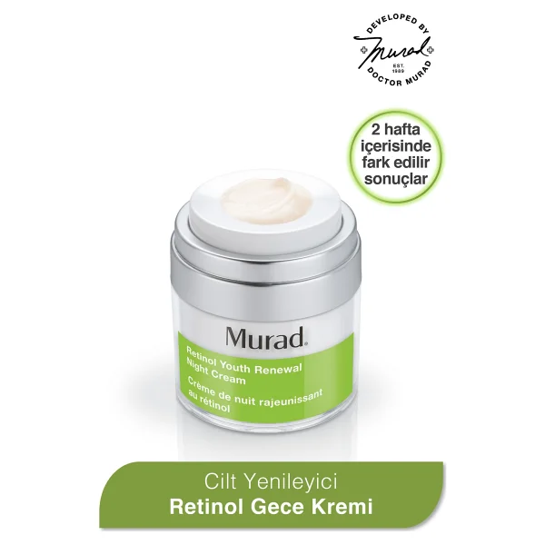 Murad Retinol Youth Renewal Night Cream 50 Ml Cilt Yenileyici Gece Kremi - Görsel 10