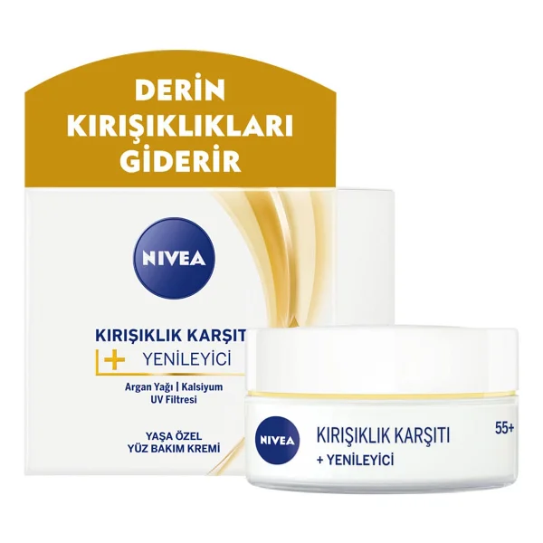 Nivea Kırışıklık Karşıtı Yenileyici 55+ Yaş Yüz Bakım Kremi 50 Ml - Görsel 5
