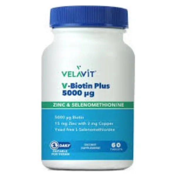 Velavit V-Biotin Plus 5000 Mcg 60 Tablet - Görsel 8