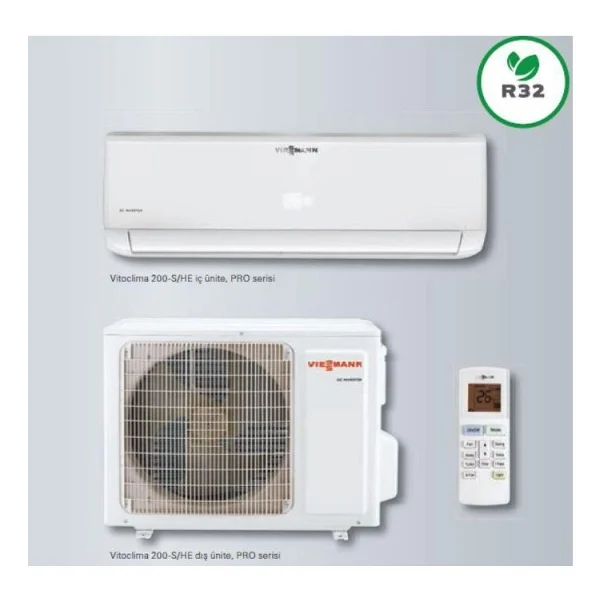 Viessmann Vitoclima 200-S/He Pro Ws2032men1 A++ 12000 Btu Inverter Duvar Tipi Klima - Görsel 5