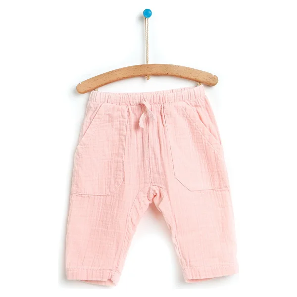 Hellobaby Basic Kız Bebek Cepli Pantolon Kız Bebek - Gül Kurusu - 2 Yaş - Görsel 7