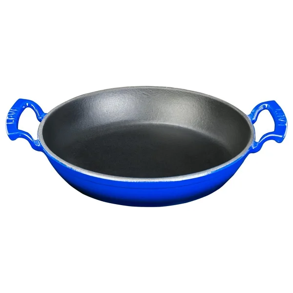 Lava Yuvarlak Yekpare Kulplu Mavi 24 Cm Demir Döküm Sahan - Görsel 4