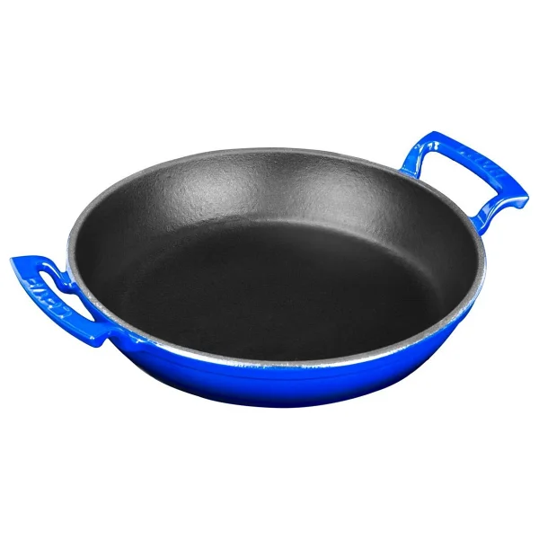 Lava Yuvarlak Yekpare Kulplu Mavi 24 Cm Demir Döküm Sahan - Görsel 3