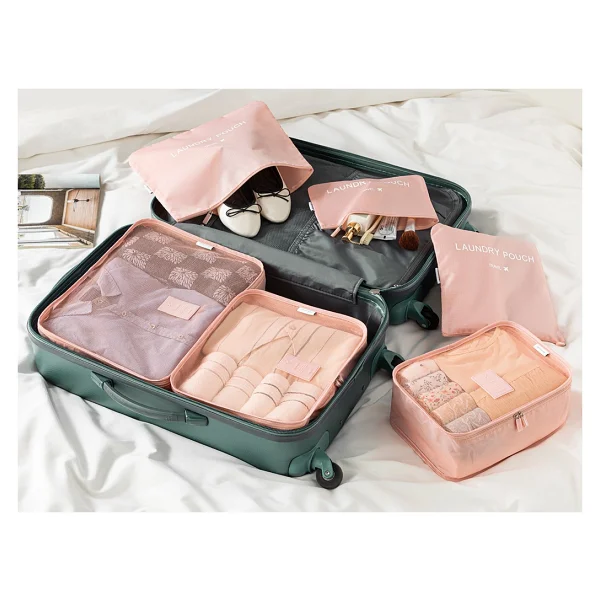 English Home Blare 6'lı Organizer Set Pudra - Görsel 6