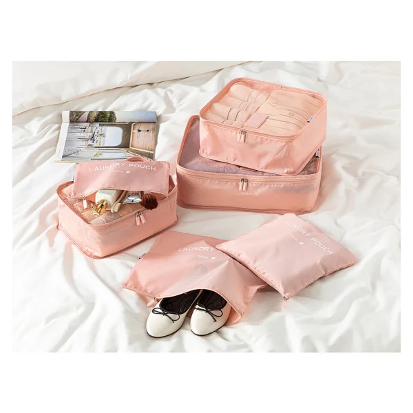 English Home Blare 6'lı Organizer Set Pudra - Görsel 2