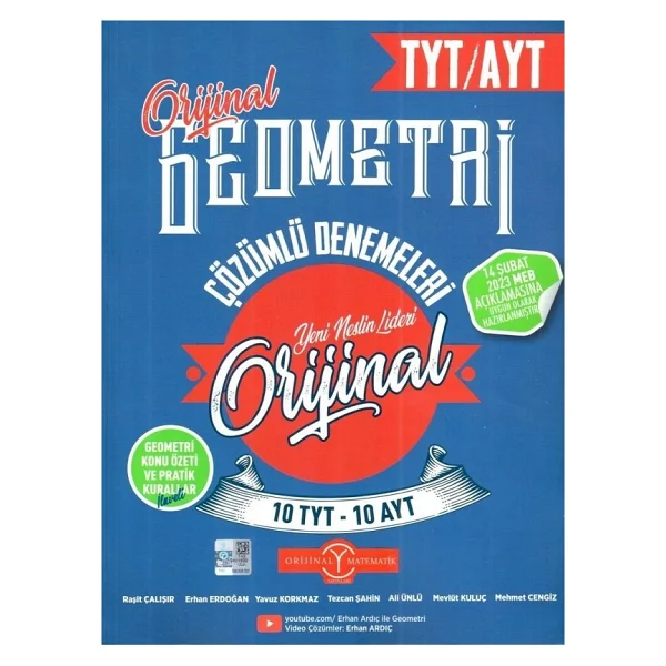 Orijinal Yayınları Tyt-Ayt Geometri 20 Deneme - Görsel 2