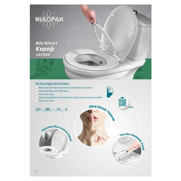 Rulopak Aile Klozet Kapağı - Görsel 6