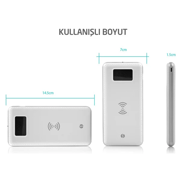 S-Link Ip-G10w Siyah 10000 mAh Kablosuz Powerbank - Görsel 10