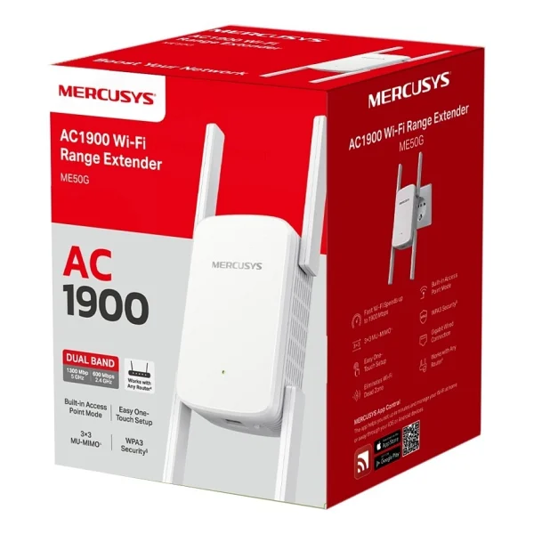 Mercusys Me50g 1900 Mbps Range Extender - Görsel 5