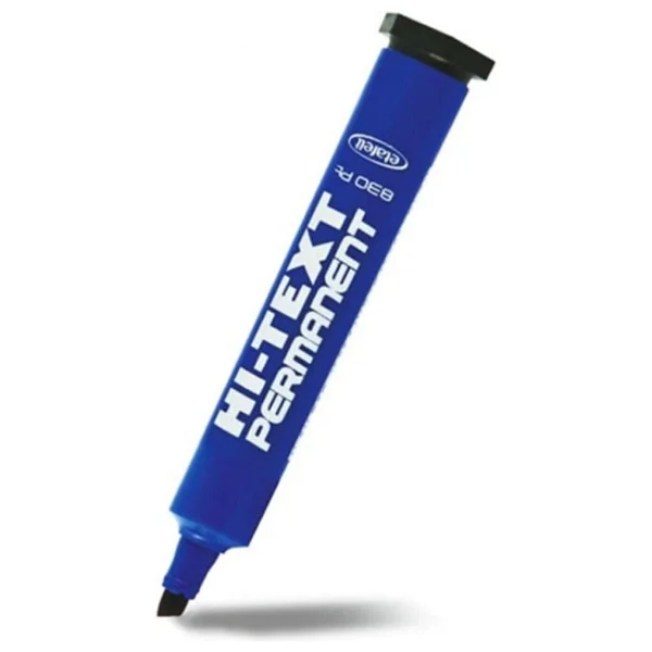 Hi-Text 830 Kesik Uçlu Mavi 12'li Permanent Marker Kalem - Görsel 4