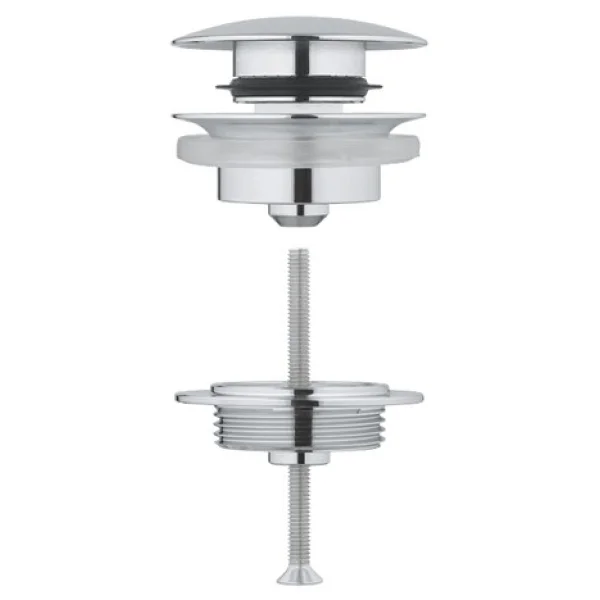 Grohe Lavabo Sifon Bas Aç Tapa Takımı - 65807000 - Görsel 2