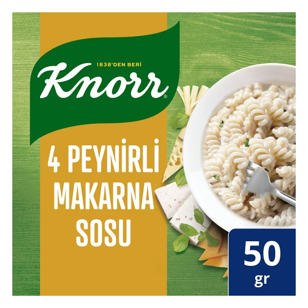 Knorr Dört Peynirli Makarna Sosu 50g - Görsel 2
