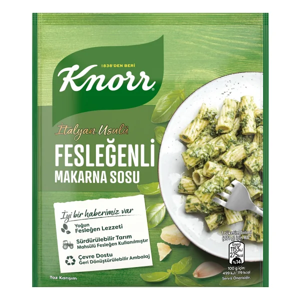 Knorr Fesleğenli 50 Gr Makarna Sosu - Görsel 4