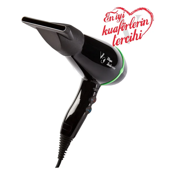 Ventoso V3 Mega Turbo 5500 Verde 2500 W Saç Kurutma Makinesi - Görsel 4