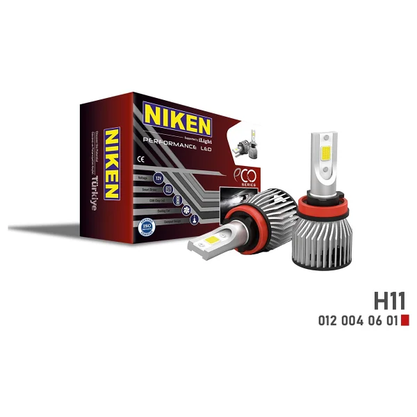 Niken Eco Serisi LED Xenon Far Ampulu H7 / H4 / H11 / H1 / H10 / 9005 / (9006) / H15 - Görsel 2