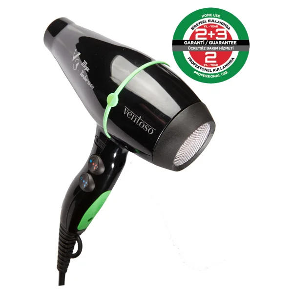 Ventoso V3 Mega Turbo 5500 Verde 2500 W Saç Kurutma Makinesi - Görsel 5