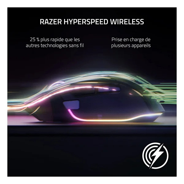 Razer Basilisk V3 Pro Rz01-04620100-R3g1 Siyah RGB Optik Kablolu/Kablosuz Oyuncu Mouse - Görsel 4