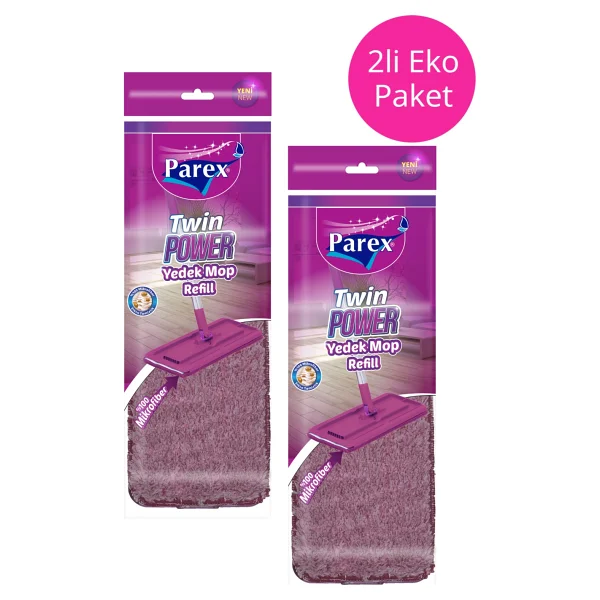Parex Twin Power Yedek Mop 2'li - Görsel 2