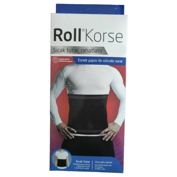 Roll Yün Bel Korsesi %100 Yün - M - Görsel 2