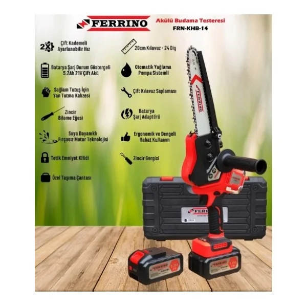 Ferrino Khb-14 20 Cm Çift Akülü Budama Testeresi - Görsel 2