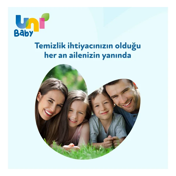 Uni Baby Aile 90 Yaprak 12'li Paket Islak Mendil - Görsel 9