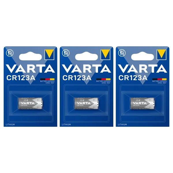 Varta Cr123a 3v 3'lü Lityum Pil - Görsel 3
