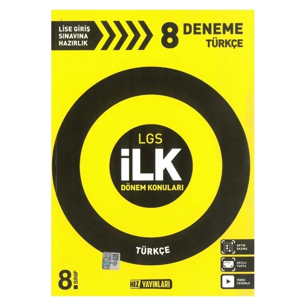 Hız Yayınları Lgs 6'lı Türkçe İlk Dönem Konuları Deneme Sınavı - Görsel 2
