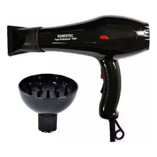 Powertec Tr-701 Turbo Profesyonel 2500 W Fön Makinesi + Vigo Başlık - Görsel 2