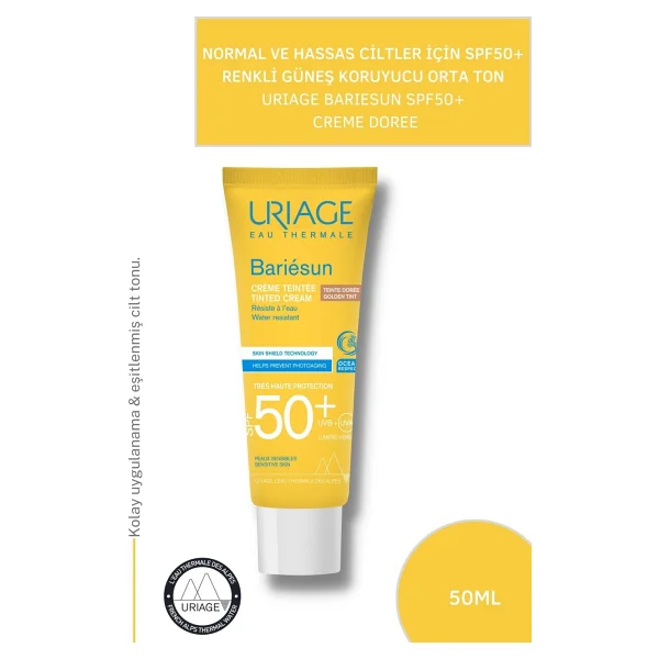 Urıage Uriage Bariesun Nemlendirici Güneş Kremi SPF50+ Hassas Ciltler İçin 50 ml Suya Dayanıklı - Görsel 4