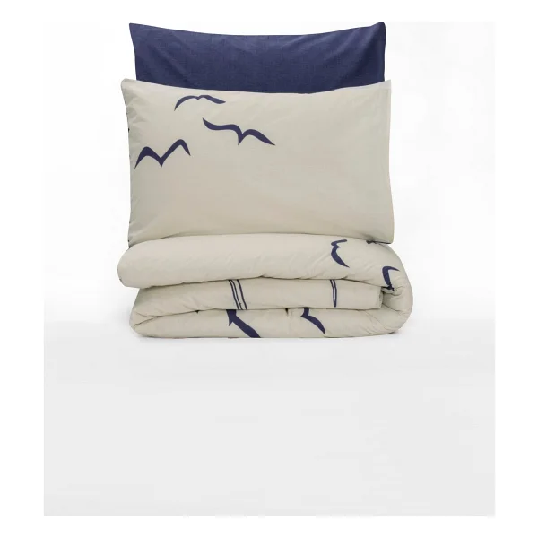 Cotton Box Maritime Larum Lacivert Çift Kişilik Nevresim Takımı - Görsel 6