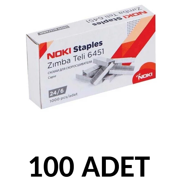 Noki 100 Adet Zımba Teli No:24/6 Cu 1000'li - Görsel 4