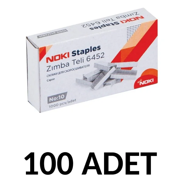 Noki 100 Adet Küçük Boy Zımba Teli No:10 Cu 1000'li - Görsel 6