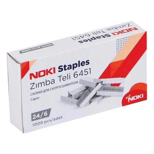 Noki 40 Adet Zımba Teli No:24/6 Cu 1000'li - Görsel 3