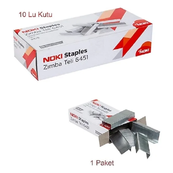 Noki Zımba Teli No:24/6 Beyaz 10'lu Kutu - Görsel 2