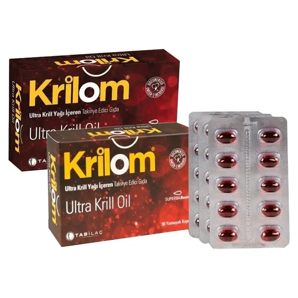 Krilom Ultra Krill Oil 30 Kapsül 2'li - Görsel 4