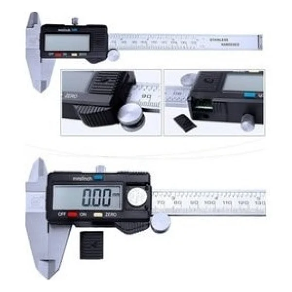 Meşem 150 Mm Dijital Çelik Kumpas - Görsel 2