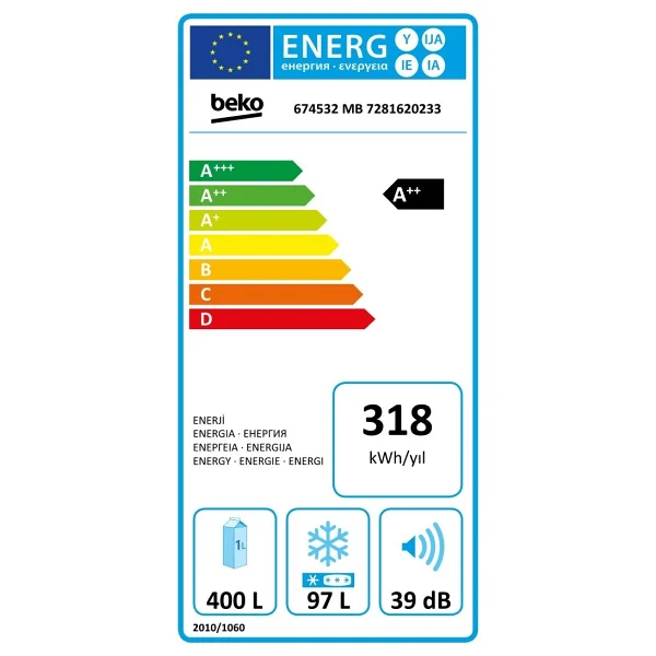 Beko 674532 MB Kombi No Frost Buzdolabı - Görsel 4