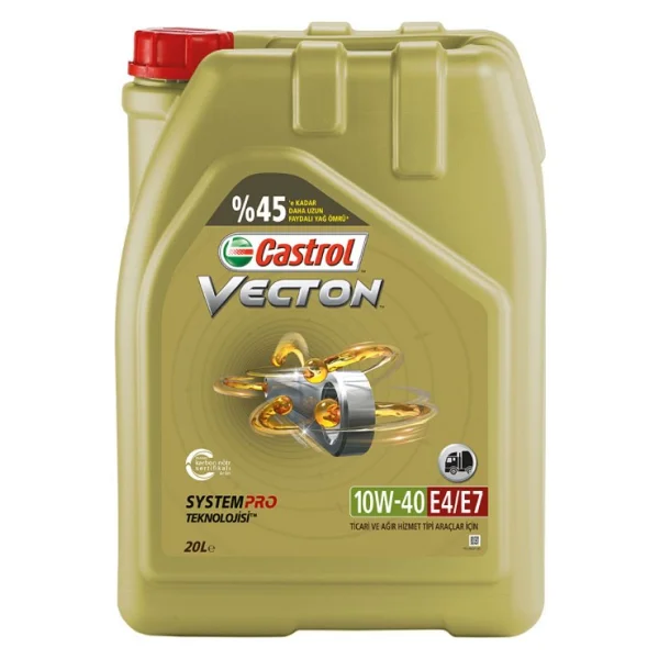 Castrol Vecton E4/E7 10w-40 20 Lt Motor Yağı - Görsel 3